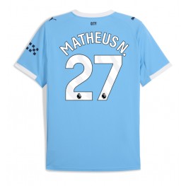 Manchester City Matheus Nunes #27 Thuis tenue 2025-26 Korte Mouw